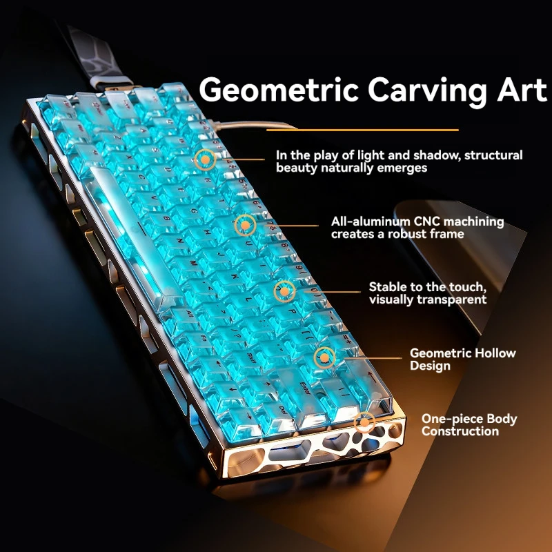Gaming Keyboard Hot Swappable - Tastiera Meccanica da Gaming IROK MG63