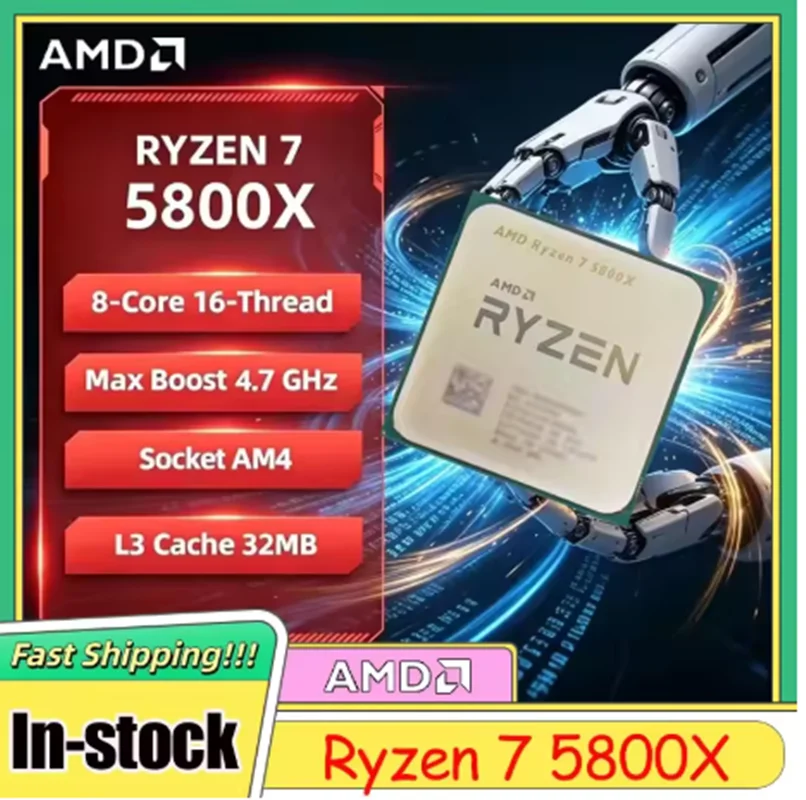 AMD R7 5800X Ryzen 7 5800X CPU - Amd Cpu Ryzen 7 recensione e prezzo